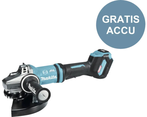 MAKITA Accu haakse slijper XGT GA038GZ04 (**gratis accu**)