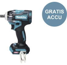 Makita accuslagschroevendraaier met het opschrift Gratis Accu
