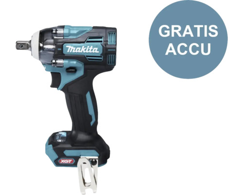 MAKITA Accu slagmoersleutel XGT TW004GZ 40V **gratis accu** Makita accuslagschroevendraaier met het opschrift Gratis Accu