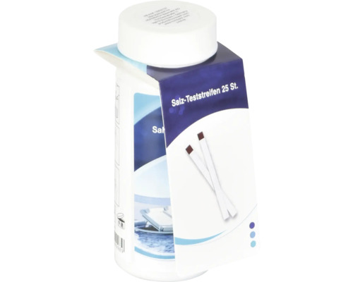 Zout teststrips, 25 stuks, voor het meten van het zoutgehalte