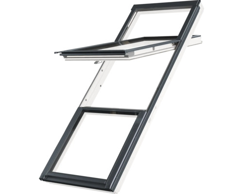 FAKRO GREENVIEW Dakraam kunststof met houten kern FDU-X P50 AUMX DD (bxh) 94x255 cm RAL 7016 FAKRO GREENVIEW Dakraam kunststof met houten kern FDU-X P50 AUMX DD (bxh) 94x255 cm RAL 7016