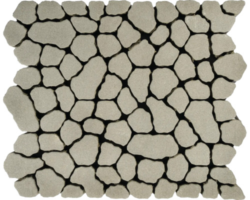 Mozaïektegel met kiezelstructuur voor wand- en vloerontwerp