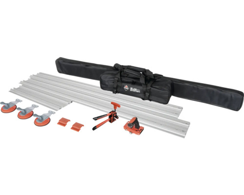 Tegelsnijder set met geleiderails, zuignappen, breekbek en tassen