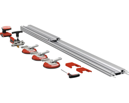 Tegelsnijder set met geleiderail, zuignappen en accessoires