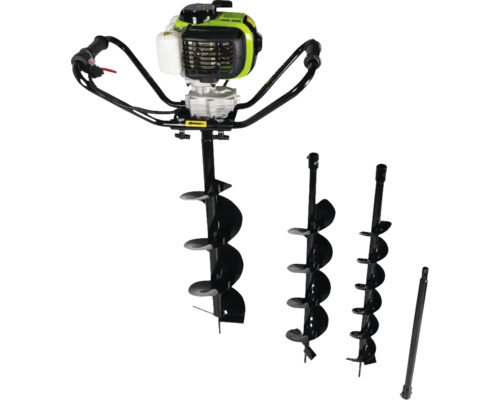 Grondboor met diverse booropzetstukken