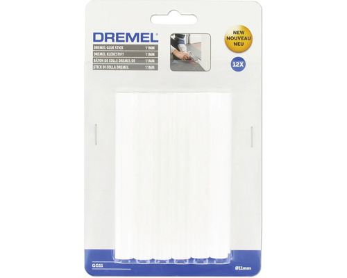 Dremel lijmstiften, 11 mm, verpakking van twaalf stuks
