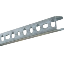 Profielrail met gaten