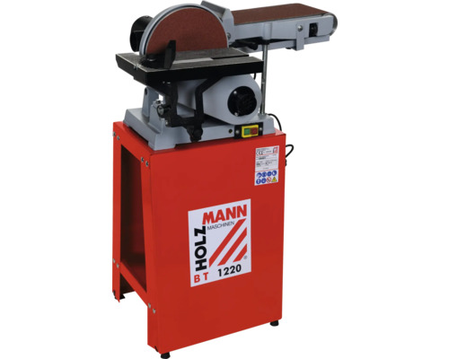 Combinatie bandschuurmachine en schuurschijf voor houtbewerking