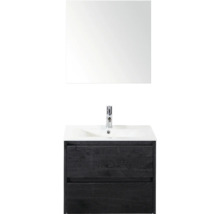 Wastafelcombinatie met spiegel, wastafel en onderkast