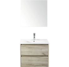 Wastafelcombinatie met spiegel, wastafel en onderkast