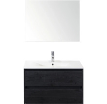 Wastafelonderkast met spiegel voor de badkamer