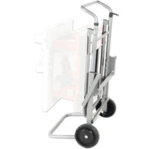 Metalen steekwagen met wielen
