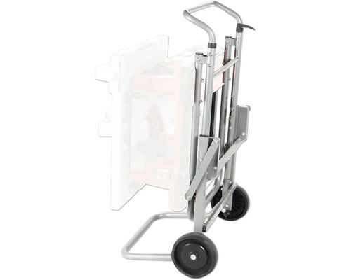 Metalen steekwagen met wielen