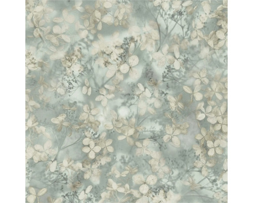 ERISMANN Vliesbehang 10415-07 Play of Light bloemen groen Behang met bloemmotief hortensia