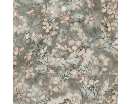 ERISMANN Vliesbehang 10415-10 Play of Light bloemen grijs Decoratief vlakkenpatroon met bloemmotieven voor interieurontwerp