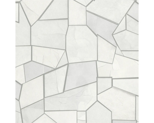 ERISMANN Vliesbehang 10445-31 Elle 4 geometrisch lichtgrijs Behang met geometrisch patroon