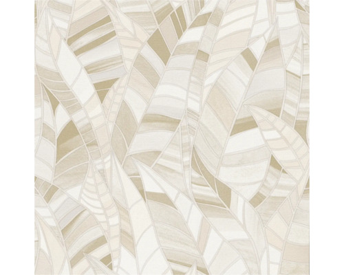 ERISMANN Vliesbehang 10446-02 Elle 4 bladeren beige Behang met abstract bladerpatroon