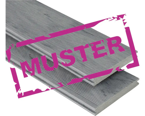 Monsterstukje KONSTA WPC deel donkergrijs 20x145 mm