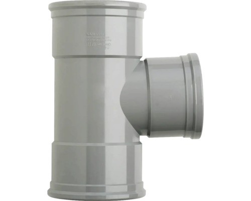 Kunststof T-stuk voor afvoerbuizen