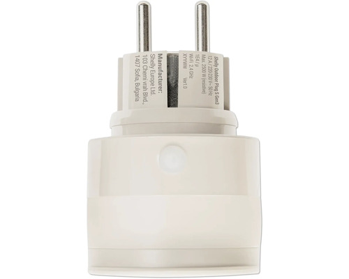Shelly Outdoor Plug S Gen3 stekker