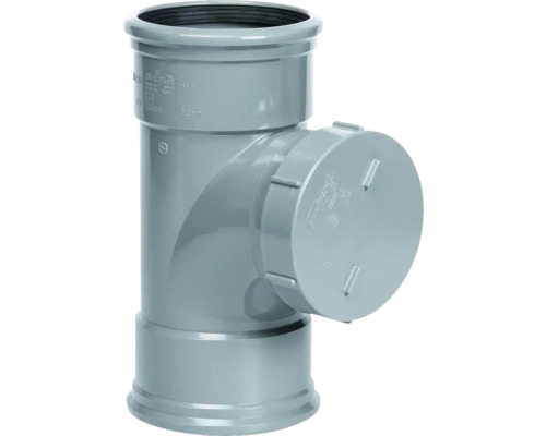 MARTENS Ontstoppingsstuk met schroefdeksel dikwandig PVC, 2x