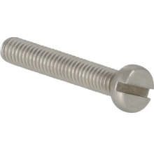 Metalen schroef met sleufkop