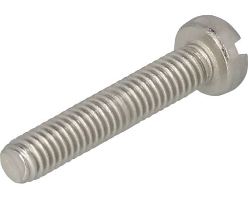 Metalen schroef met sleuf