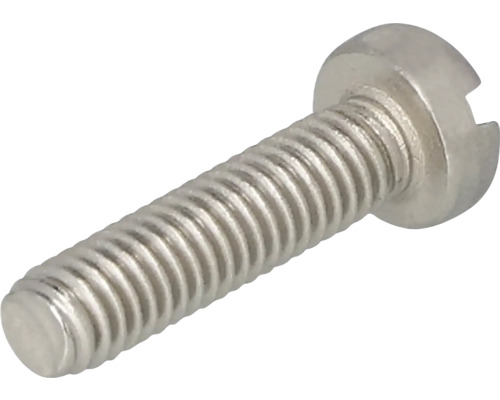 Metalen schroef met sleufkop