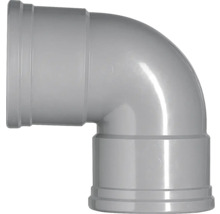 MARTENS Bocht 87° dikwandig PVC, 2x manchet, Ø 125 mm