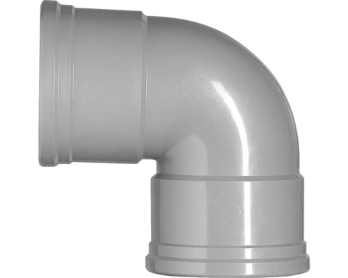 Kunststof hoekstuk voor buizen, 90 graden