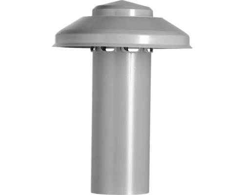 Metalen rookgasafvoerpijp met afdekking