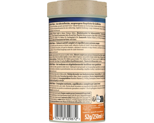 Tetra Goldfish Flakes visvoer 52 gram blik