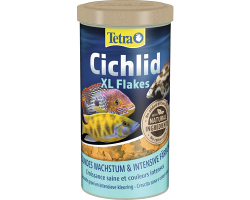 Tetra Cichlid XL Flakes visvoer blik