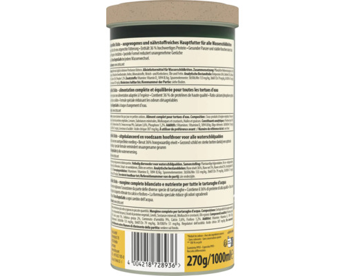 Tetra ReptoMin Sticks voer voor waterschildpadden, 270 gram