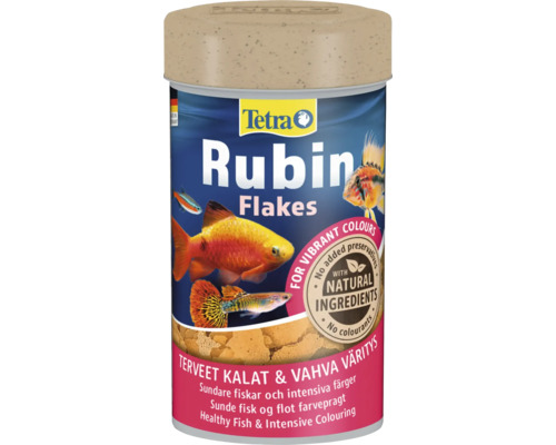 Tetra Rubin Flakes visvoer voor intense kleuren