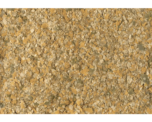 Close-up van visvoer vlokken