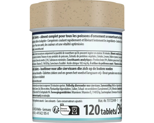 Tetra tabletten voor siervissen, 120 tabletten