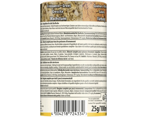 Informatie over visvoer voor siervissen