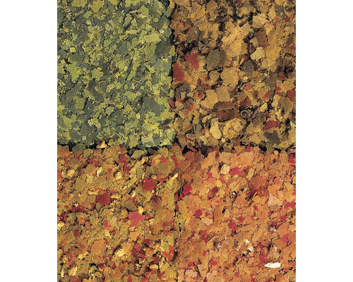 Close-up van vlokvoer voor vissen