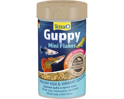Tetra Guppy Mini Flakes visvoer