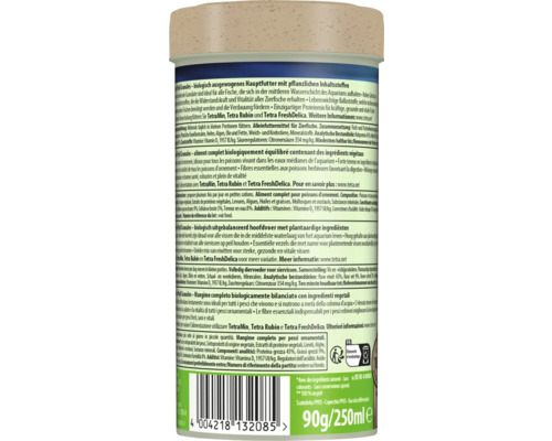 Tetra Granules, biologisch uitgebalanceerd hoofdvoer met plantaardige ingrediënten voor siervissen, 90 gram