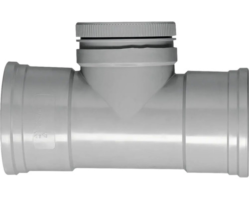 Aftakpijp met revisieafsluitstuk