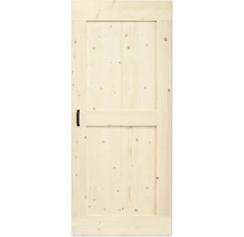 Houten deur met handgreep