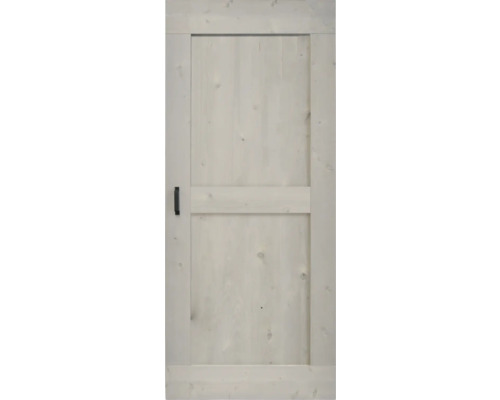 Houten deur met beslag