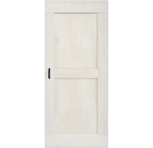 Houten deur met handgreep