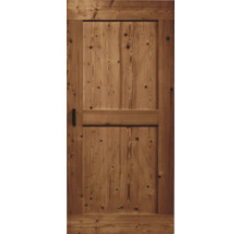 Houten deur met beslag