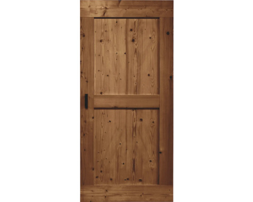 Houten deur met beslag