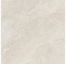 Beige vloertegel met marmerlook.