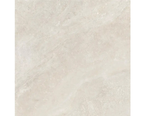 Beige vloertegel met marmerlook.