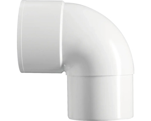 Kunststof pijpbocht met een hoek van 90 graden